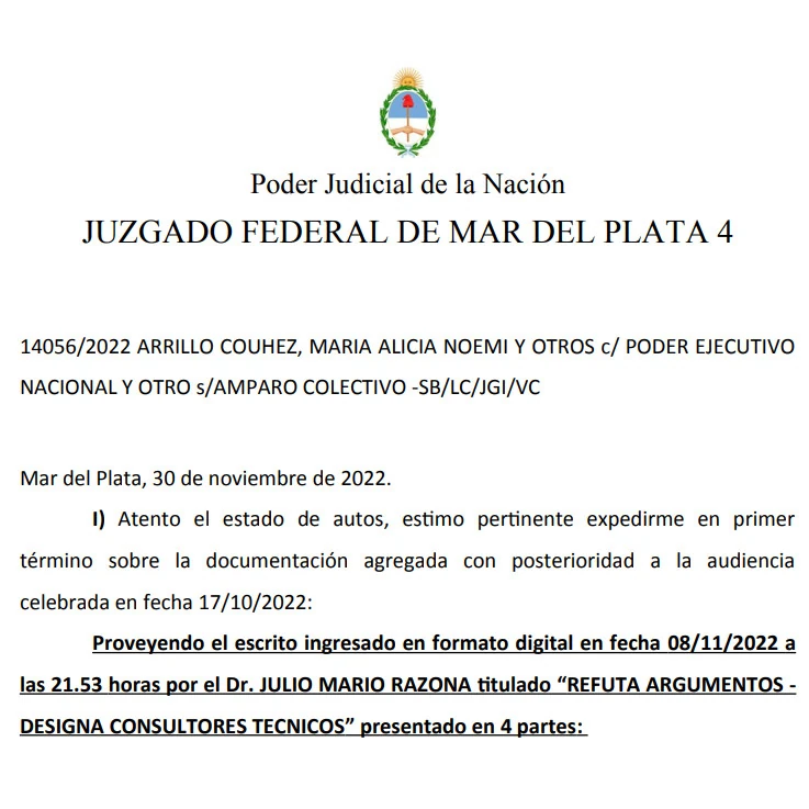 Argentina: fallo judicial suspende inoculaciones contra el Covid en menores por falta de información sobre efectos adversos